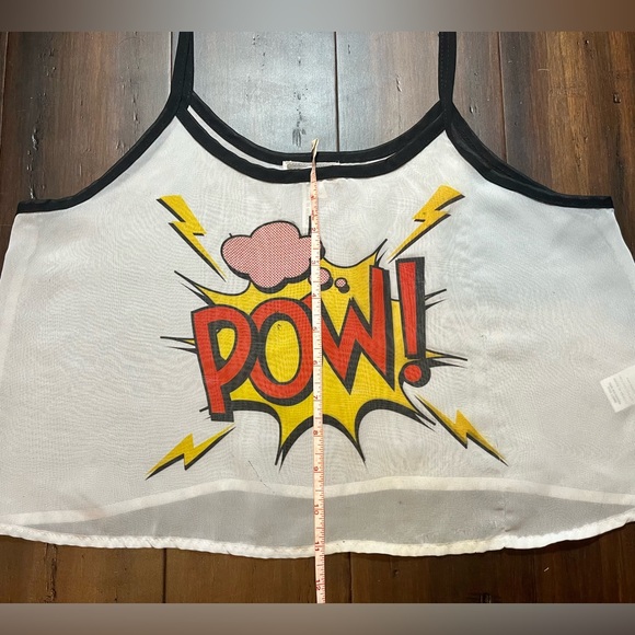 POW Anime Sheer Crop Tank 💥 - Picture 2 of 6